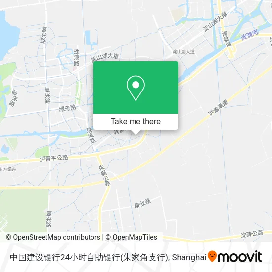 中国建设银行24小时自助银行(朱家角支行) map
