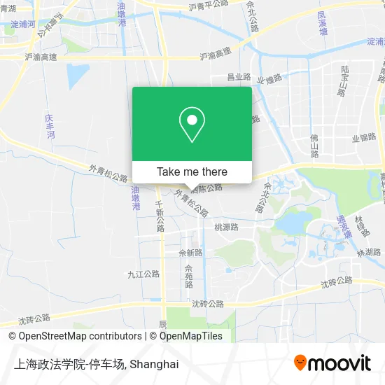 上海政法学院-停车场 map