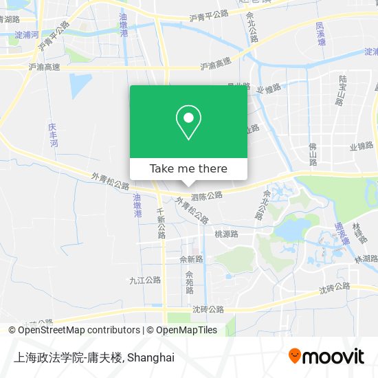 上海政法学院-庸夫楼 map