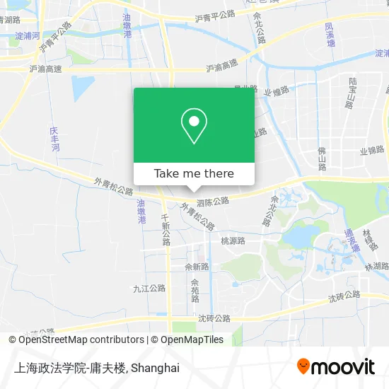 上海政法学院-庸夫楼 map
