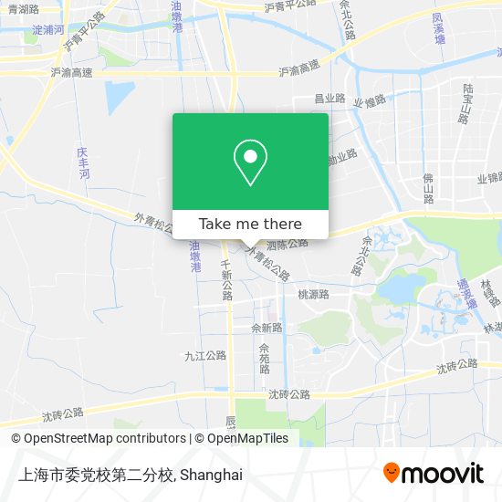 上海市委党校第二分校 map