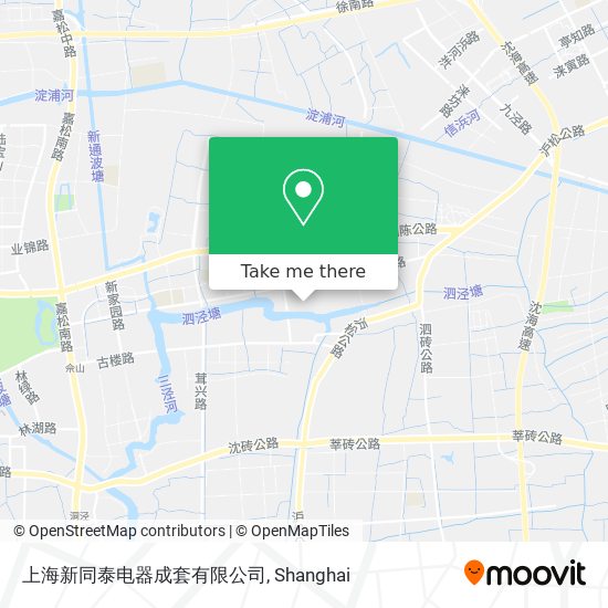 上海新同泰电器成套有限公司 map