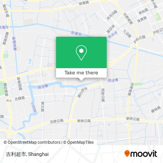 吉利超市 map