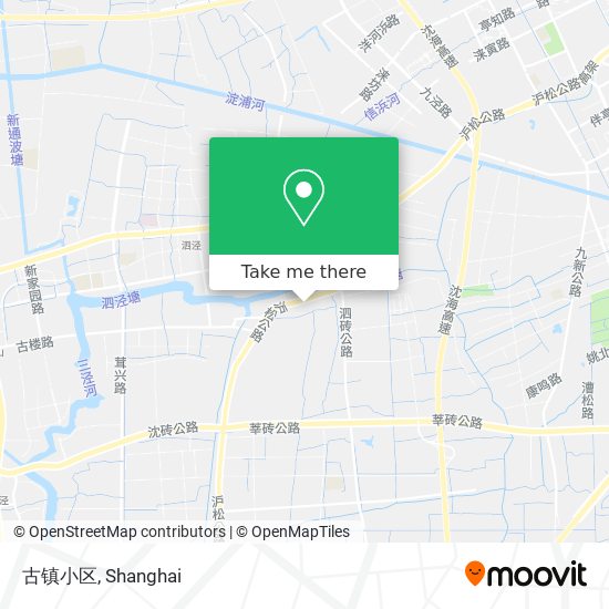 古镇小区 map