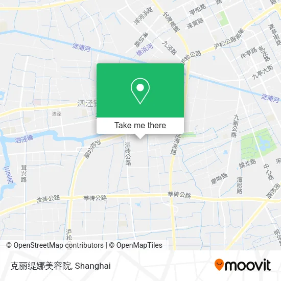克丽缇娜美容院 map