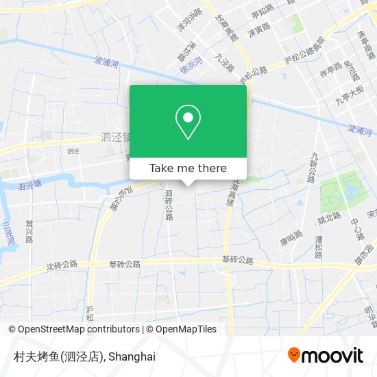 村夫烤鱼(泗泾店) map
