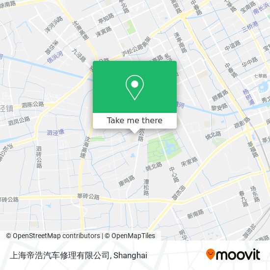 上海帝浩汽车修理有限公司 map