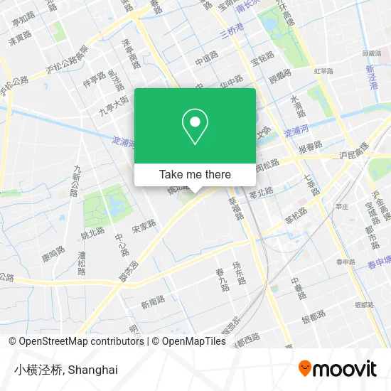 小横泾桥 map