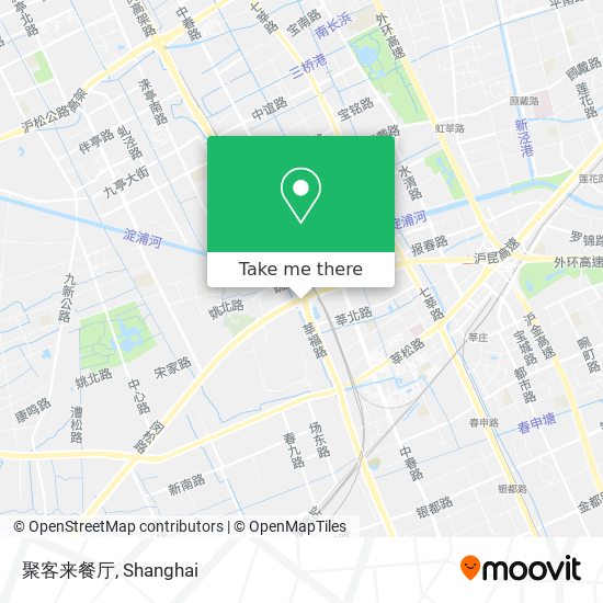 聚客来餐厅 map