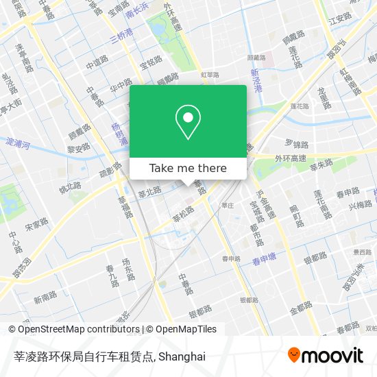 莘凌路环保局自行车租赁点 map