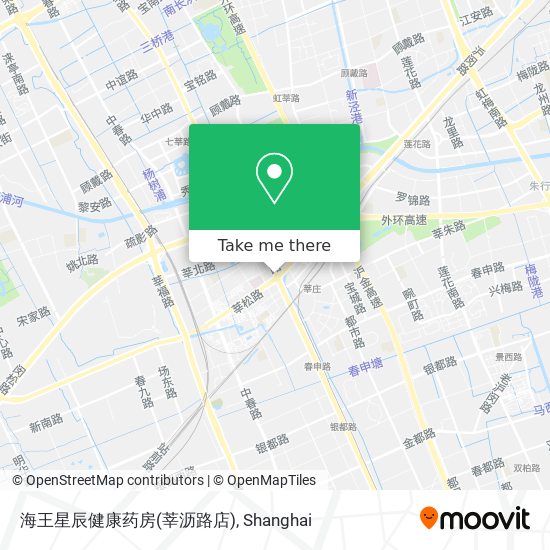 海王星辰健康药房(莘沥路店) map