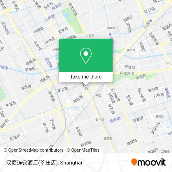 汉庭连锁酒店(莘庄店) map