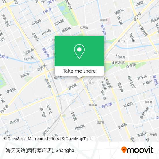 海天宾馆(闵行莘庄店) map