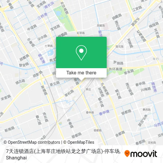 7天连锁酒店(上海莘庄地铁站龙之梦广场店)-停车场 map