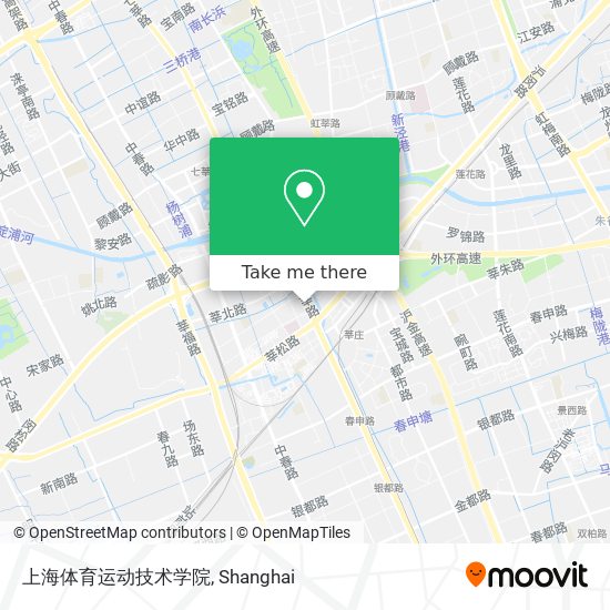 上海体育运动技术学院 map