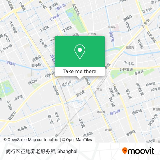 闵行区征地养老服务所 map