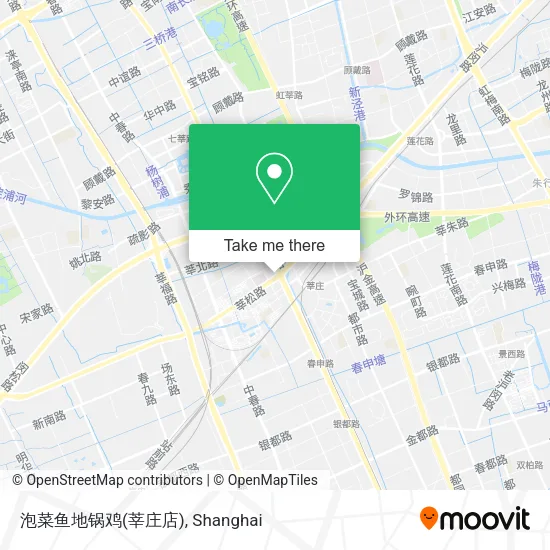 泡菜鱼地锅鸡(莘庄店) map