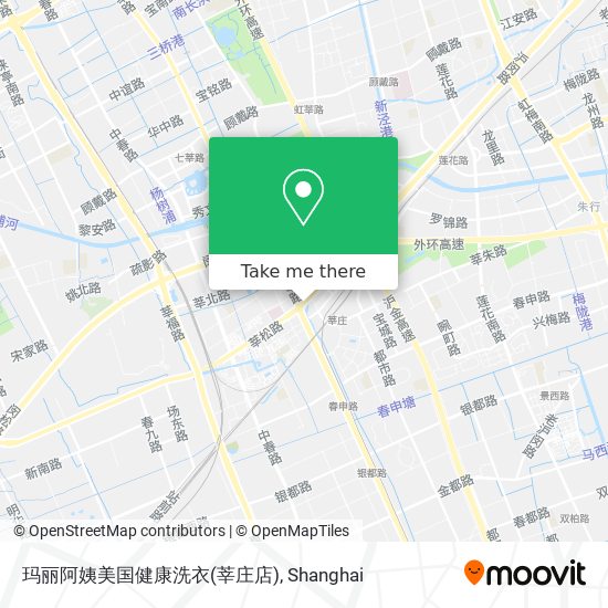 玛丽阿姨美国健康洗衣(莘庄店) map