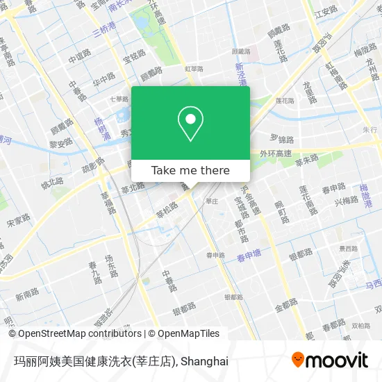 玛丽阿姨美国健康洗衣(莘庄店) map