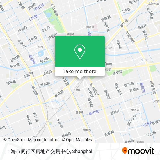 上海市闵行区房地产交易中心 map