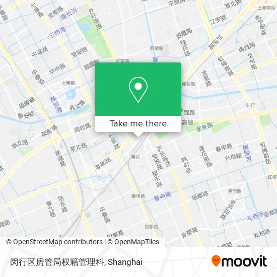 闵行区房管局权籍管理科 map