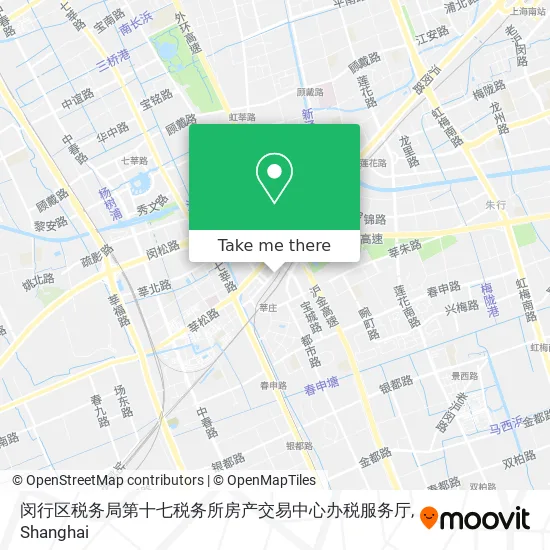 闵行区税务局第十七税务所房产交易中心办税服务厅 map