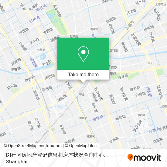闵行区房地产登记信息和房屋状况查询中心 map