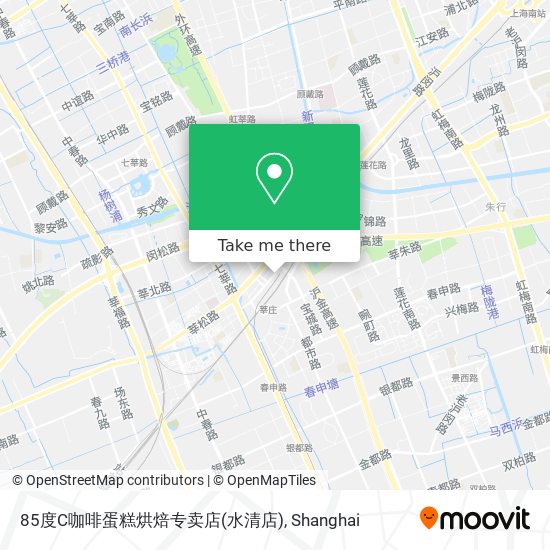 85度C咖啡蛋糕烘焙专卖店(水清店) map