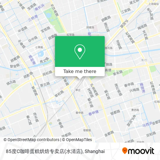 85度C咖啡蛋糕烘焙专卖店(水清店) map