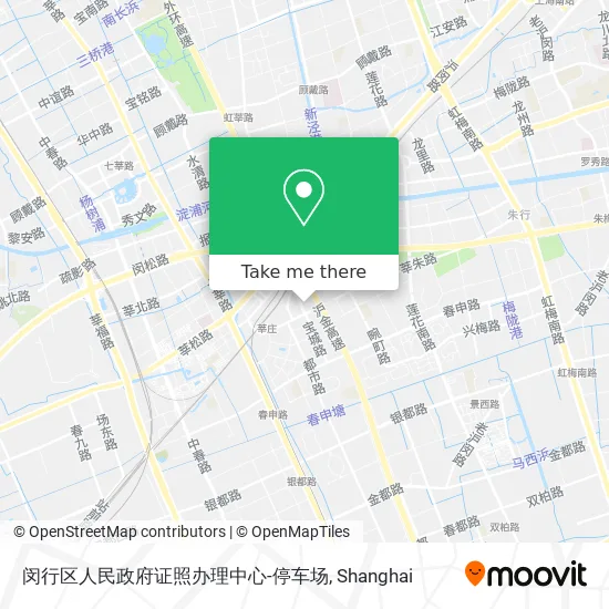 闵行区人民政府证照办理中心-停车场 map