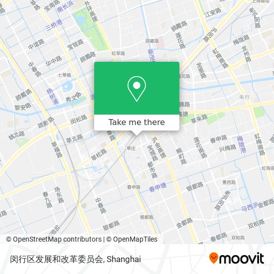 闵行区发展和改革委员会 map