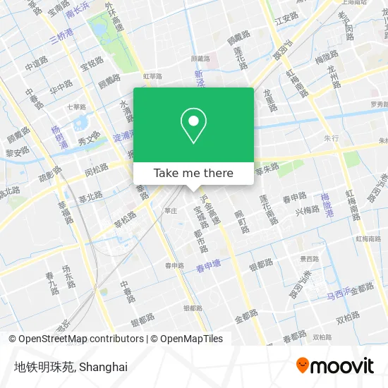 地铁明珠苑 map