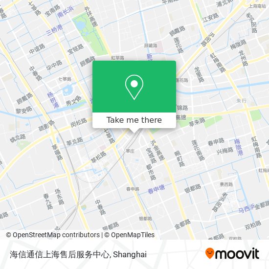 海信通信上海售后服务中心 map