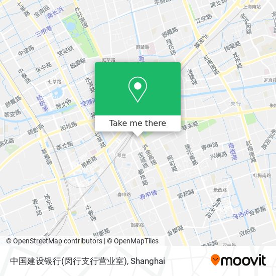 中国建设银行(闵行支行营业室) map