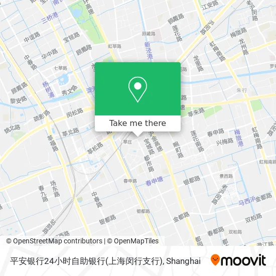 平安银行24小时自助银行(上海闵行支行) map
