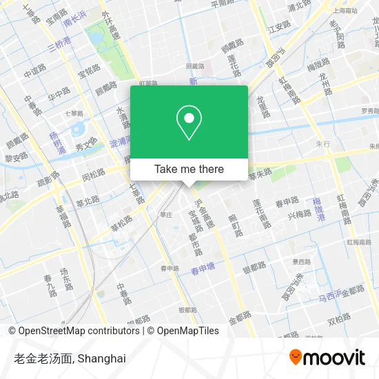 老金老汤面 map