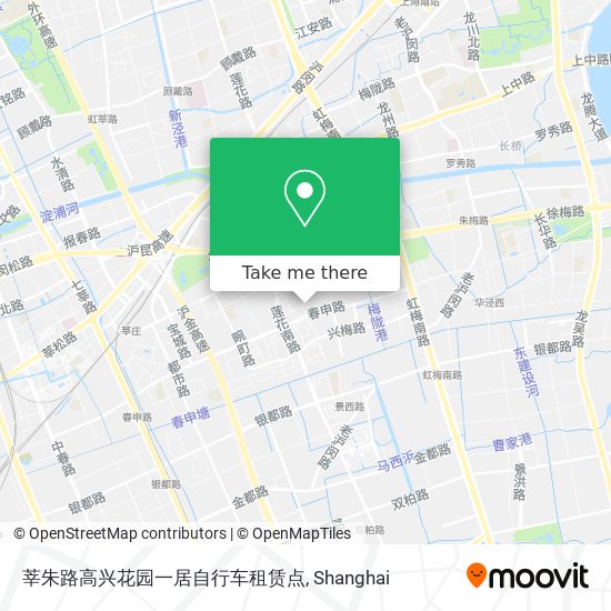 莘朱路高兴花园一居自行车租赁点 map