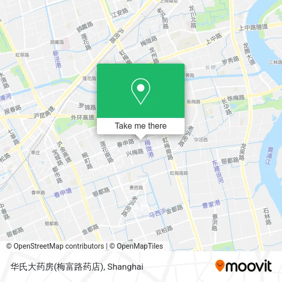 华氏大药房(梅富路药店) map