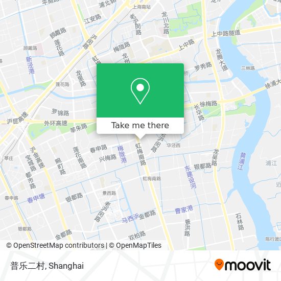 普乐二村 map