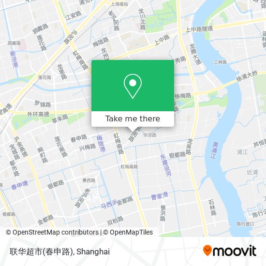 联华超市(春申路) map