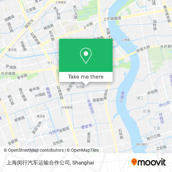 上海闵行汽车运输合作公司 map