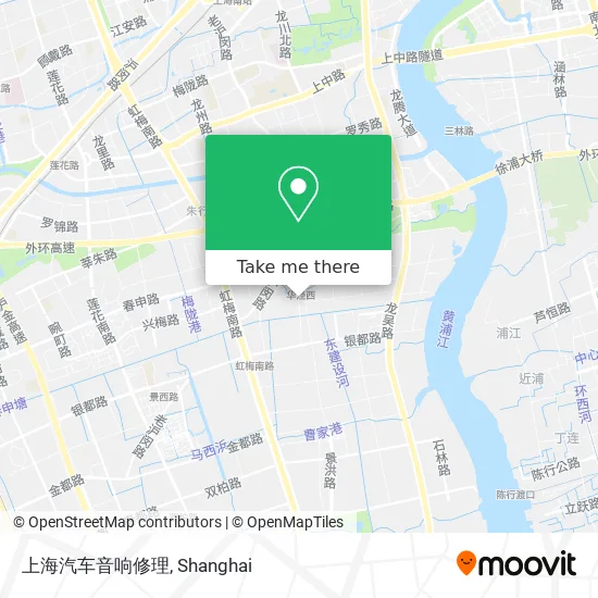 上海汽车音响修理 map
