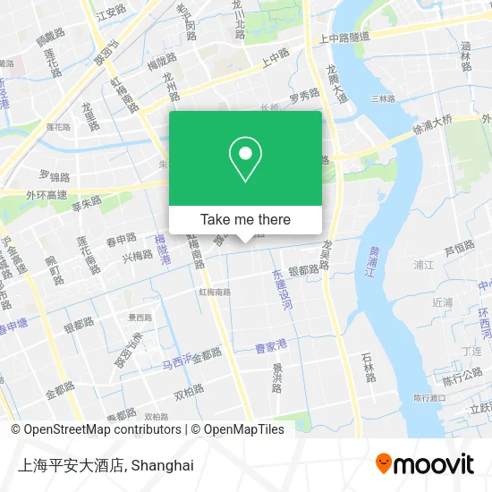 上海平安大酒店 map