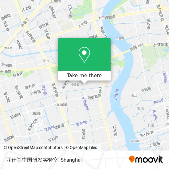 亚什兰中国研发实验室 map