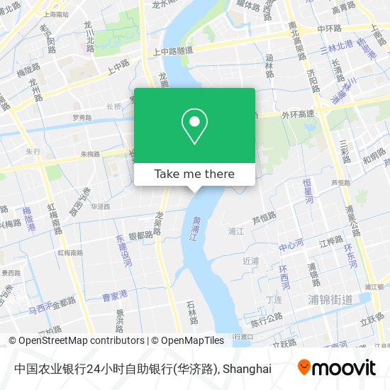 中国农业银行24小时自助银行(华济路) map