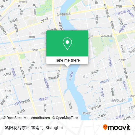 紫阳花苑东区-东南门 map
