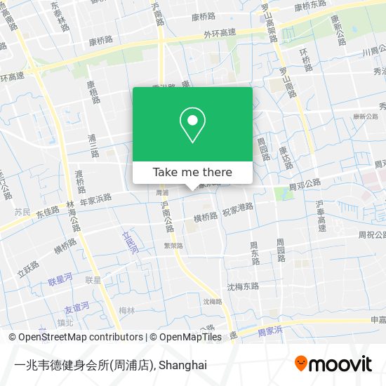 一兆韦德健身会所(周浦店) map