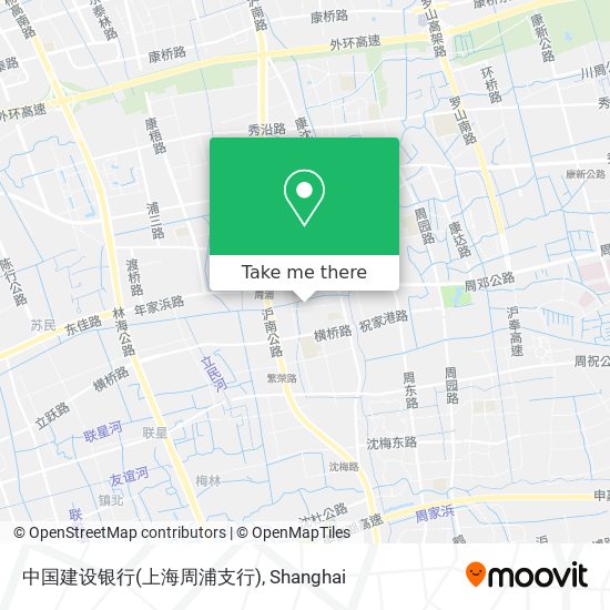 中国建设银行(上海周浦支行) map