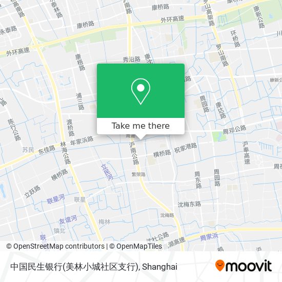 中国民生银行(美林小城社区支行) map