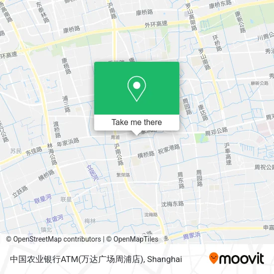 中国农业银行ATM(万达广场周浦店) map